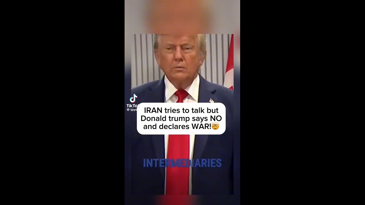 Donald Trump Declares War on Iran