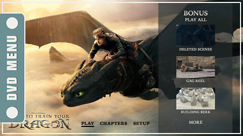 How to Train Your Dragon - DVD Menu