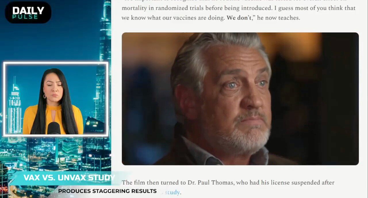 NWO: Bombshell study on the vaccinated vs. the unvaccinated