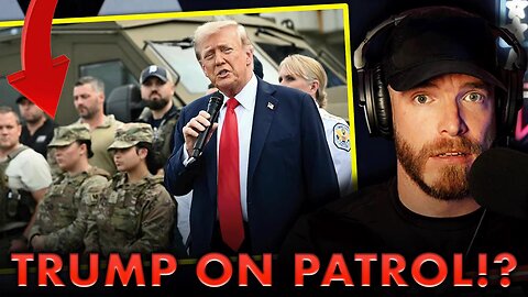 TRUMP Joins DC Patrol: Brings Food and Praise for NATIONAL GUARD 🇺🇸