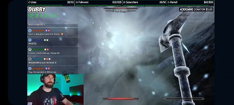Skyrim Nord Vs Frost Dragon | Short Clip