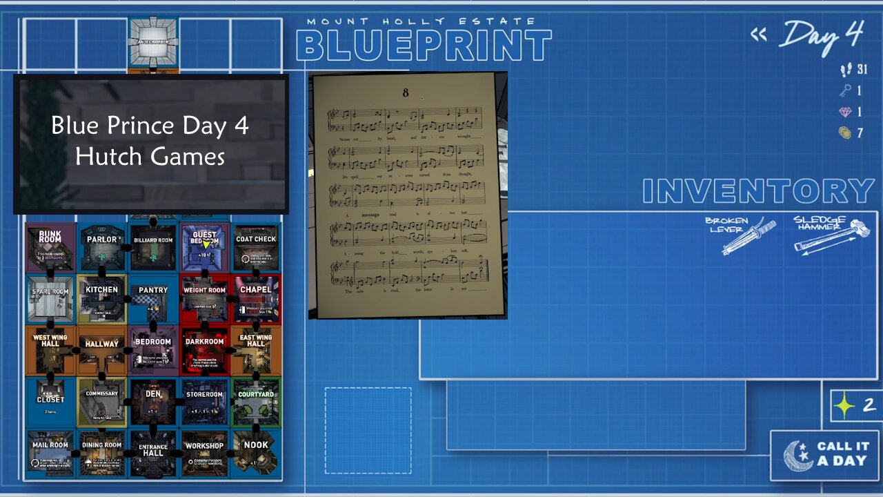 Blue Prince Day 4