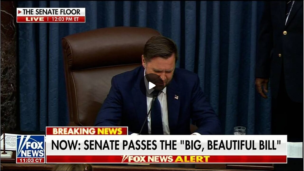 BREAKING: Trump’s Big Beautiful Bill Officially PASSED In Senate! JD Vance Broke The Tie!