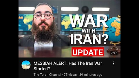 "Has the Iran War Started" / "America is the Roman Empire" - The Torah Channel