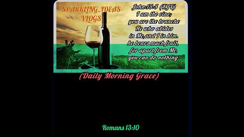(Morning Grace) Daily Verse Romans 13:10.
