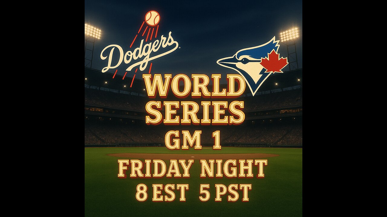 OH SAY CAN YOU SEE, OH CANADA I STAND ON GUARD FOR THEE, DODGERS BLUEJAYS WS GM 1 LIVE