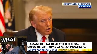 "Mr. President, when will Hamas disarm?"