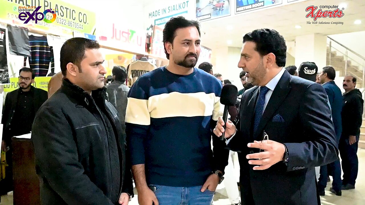 👨‍💼 Mr. Salman (Alsons Corporation) Shares Visitor Insights at Sialkot Textile Vendors Expo