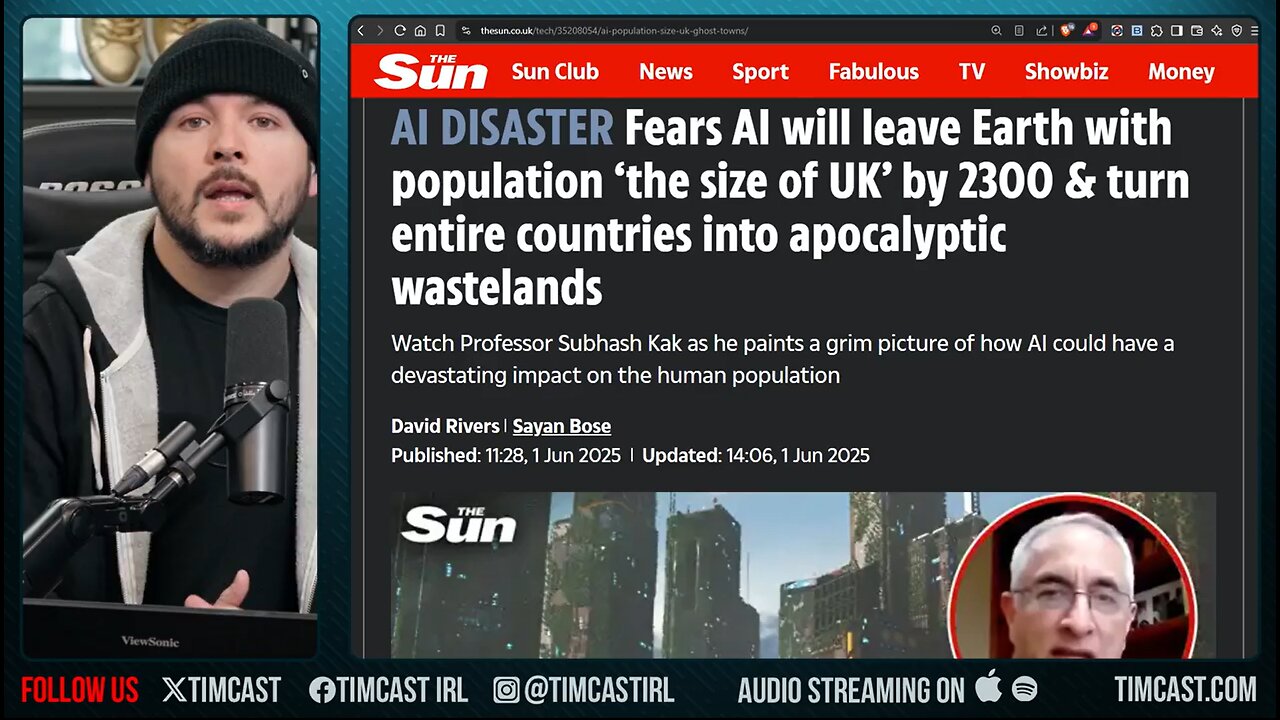 Professor Says AI APOCALYPSE Will WIPE OUT Humans By 2300, The AI Revolution Will DESTROY US Economy