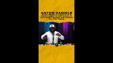 It’s pointless to network if you don’t bring anything to the table.