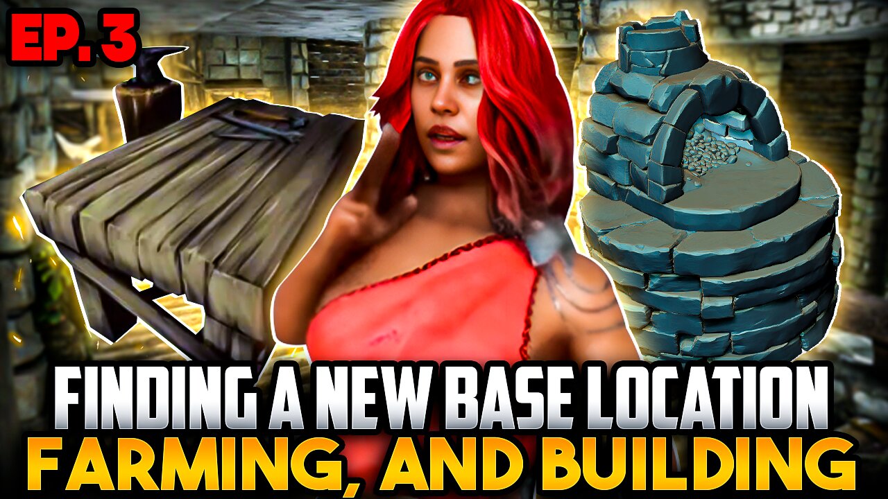 Ep 3: Early Game Metal, Moving Base Location, & Pro Tips | Ark ASA
