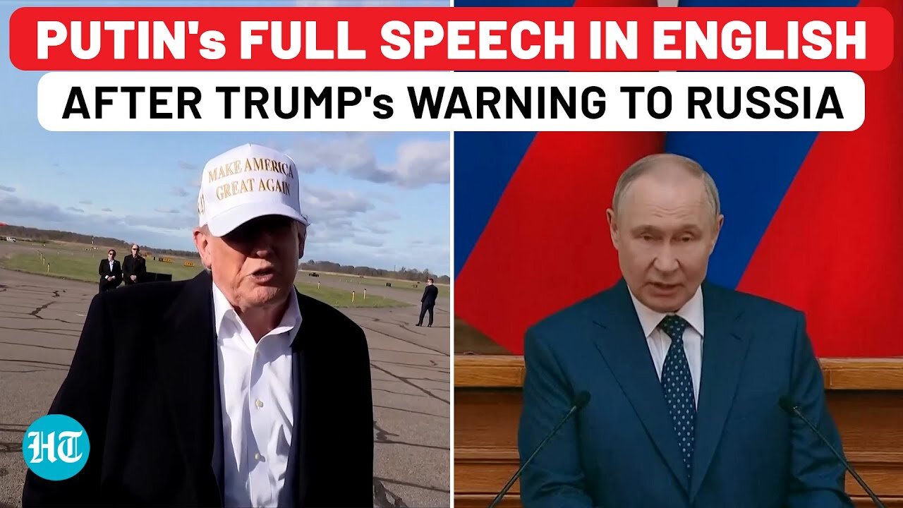 Putin's Full Speech In English: Warning To Trump Over His U-Turn After Meeting Zelensky?| Russia,USA