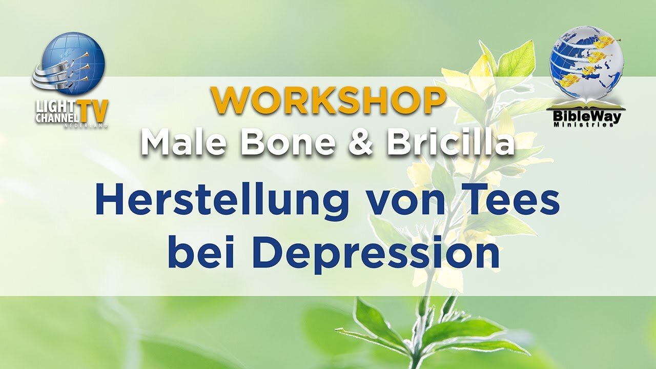 Making teas for depression - Male Bone & Briscilla Laing