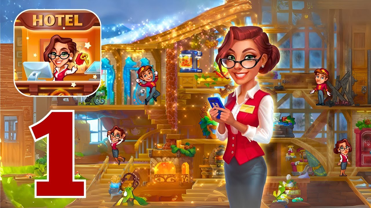 Grand Hotel Mania: Hotel Games - Gameplay Walkthrough | Part 1 (Android, iOS)