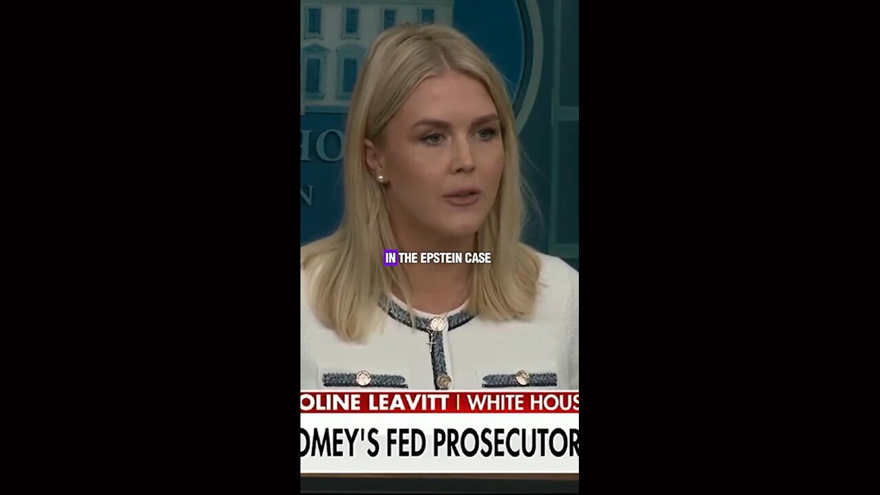 Leavitt On Epstein Files: “No Special Prosecutor, No Hoax—Just Democrat Deflection”