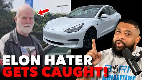 WOKE Boomer KEYS A TESLA Out Of Protest Against Elon Musk, GETS CONFRONTED