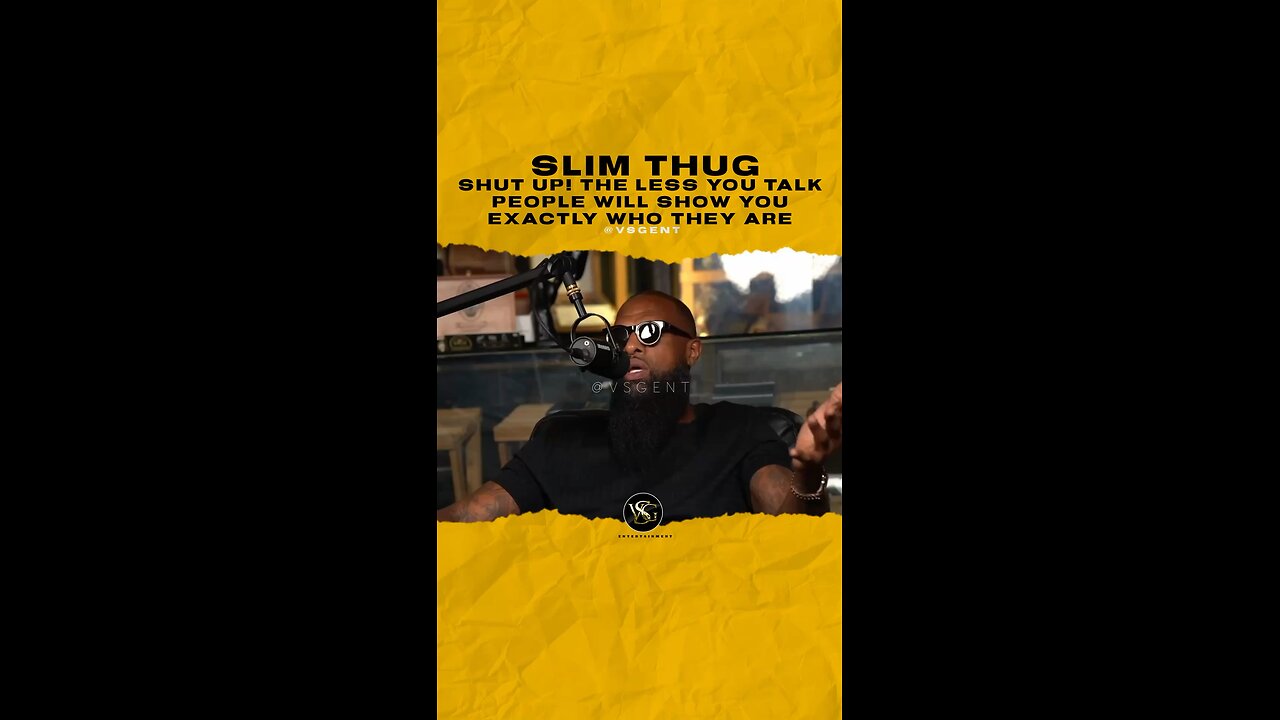 @slimthug Shut Up! The less you talk people will show you exactly who they are