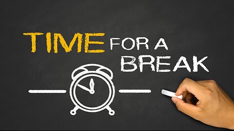 Sorry I Need A Break! Maybe You Do Too! I'm At My Limit!