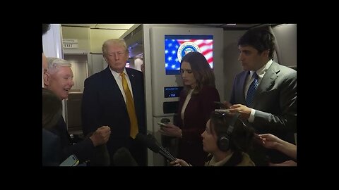 President Trump Gaggles with Press on Air Force One, Jan. 4, 2026
