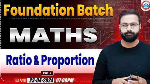 MATH CLASS, RETIO & PROPORTION #2