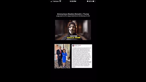Anonymous Quotes Donald J. Trump – Judge Jeanine Pirro Appointed Interim U.S. Attorney for D.C.