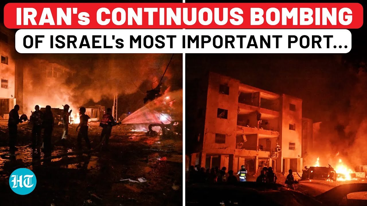 Iran's Continuous Attack On Israel's Most Important Port City: See Damage On Day 3 Of 'War'| Haifa
