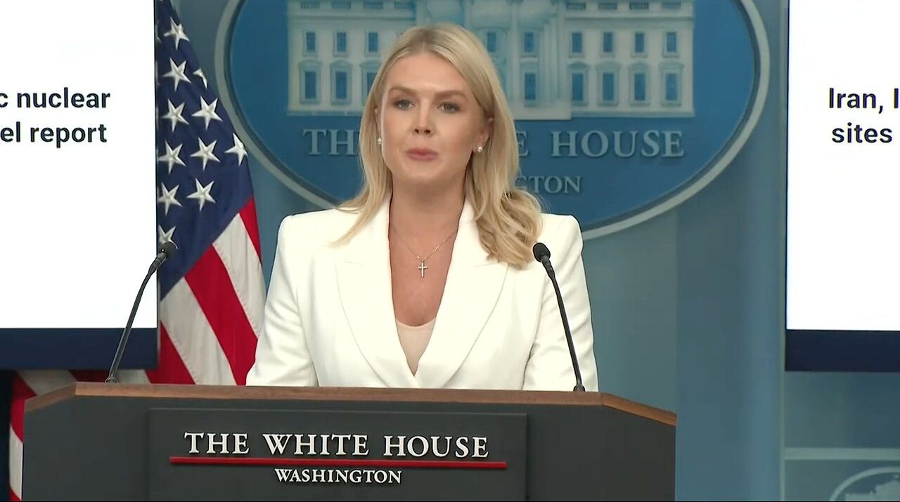 LIVE: White House Holds Press Briefing With Press Secretary Karoline Leavitt (June 26)