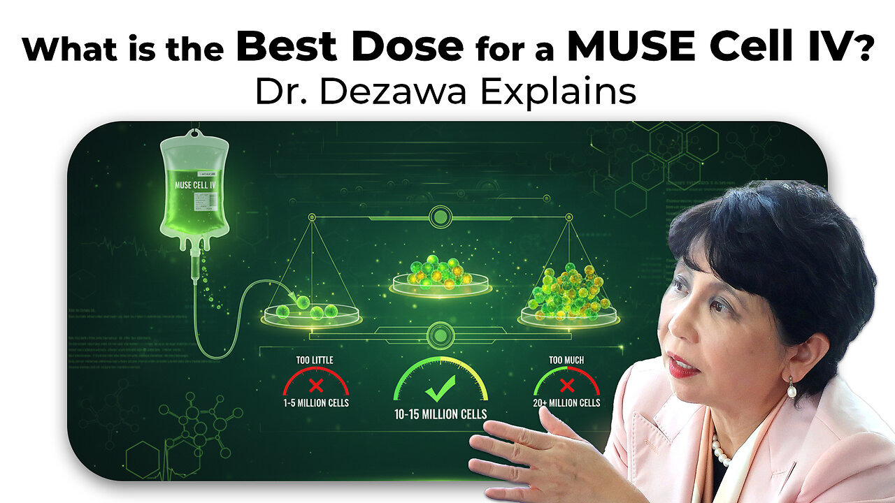 What is the Best Dose for a MUSE Cell IV? Dr. Dezawa Explains