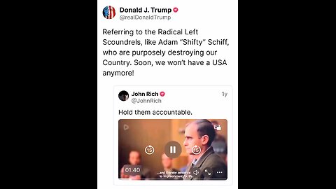 Anyone want to explain why Trump reposted this Movie clip……. Treason……..