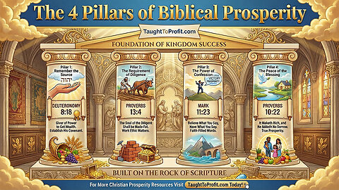 The Divine Blueprint for Wealth: The 4 Pillars of Biblical Prosperity!