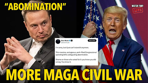 Musk vs. Trump: GOP MELTDOWN Erupts Over ‘Big Beautiful Bill’ | The Tony Michaels Podcast #918