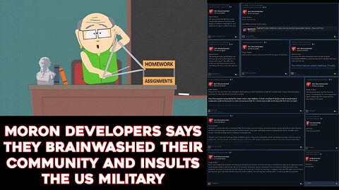 Developers Say They Brainwashed their Community and Insult the US Military
