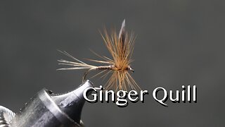 Theodor Gordon’s Ginger Quill dry fly
