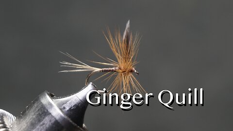 Theodor Gordon’s Ginger Quill dry fly