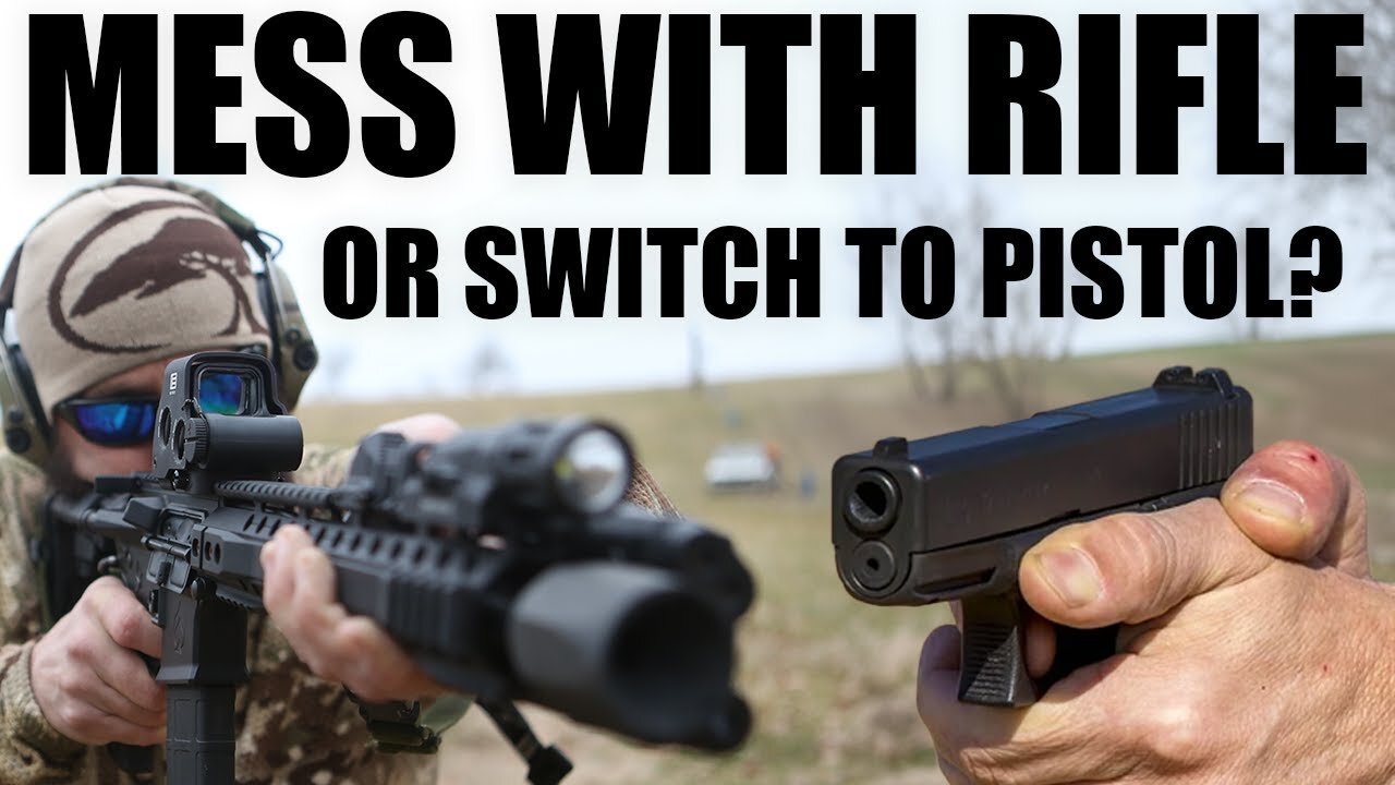 When to Mess With Rifle, or Switch To Pistol?