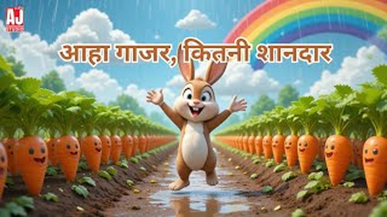 आहा गाजर, कितनी शानदार🥕 | बच्चों का सब्ज़ी गीत 😊