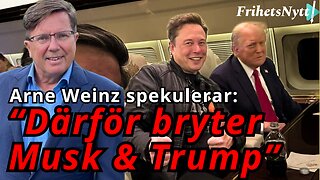 "Jag såg det här redan från början" - Arne Weinz om varför Musk och Trump bryter