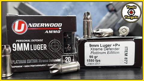 Expansion Not Required...Underwood Xtreme Defender 9MM +P+ Self-Defense Ammo Ballistic Gel Test!