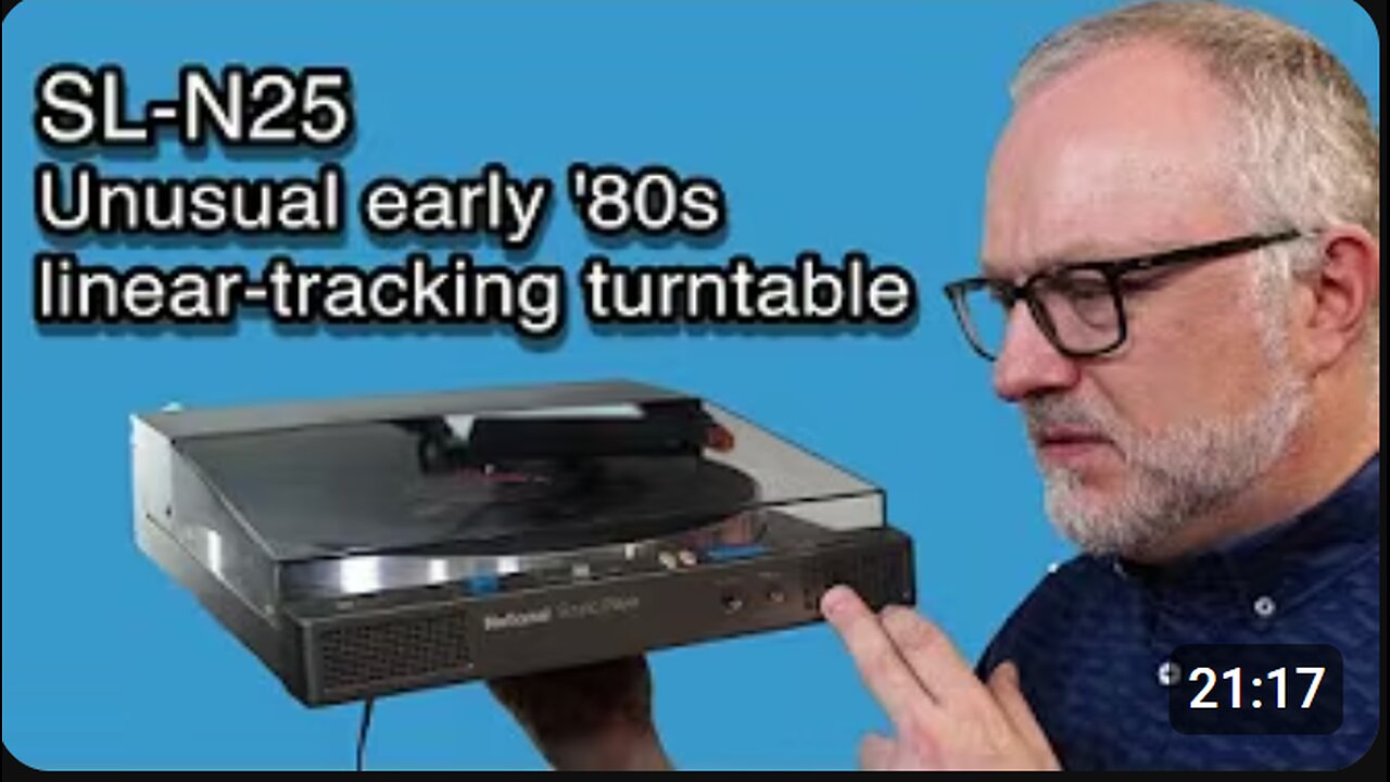 🎵 Rare 1980s Turntable REBORN! 🔧 National SL-N25 Linear-Tracking Fix & Demo 💿
