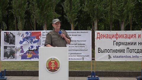 Sergej Lawrow: Fast ganz Europa vereint im Krieg gegen Russland! Tag des Sieges Berlin-Treptow