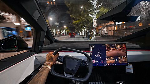 CUTTING UP IN TESLA CYBERTRUCK