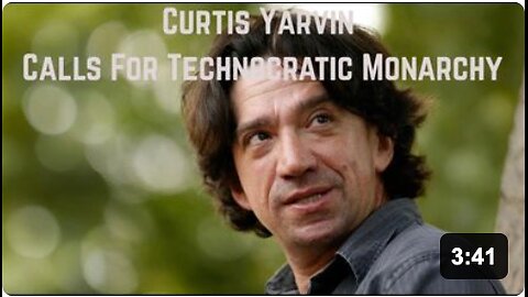 Curtis Yarvin ( Dark MAGA Guru ) Calls For Technocratic Monarchy