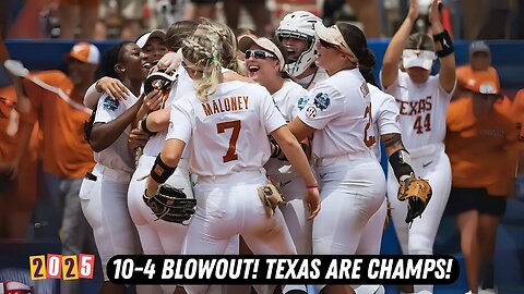 Texas Makes History! Wins First-Ever Women’s College World Series Title