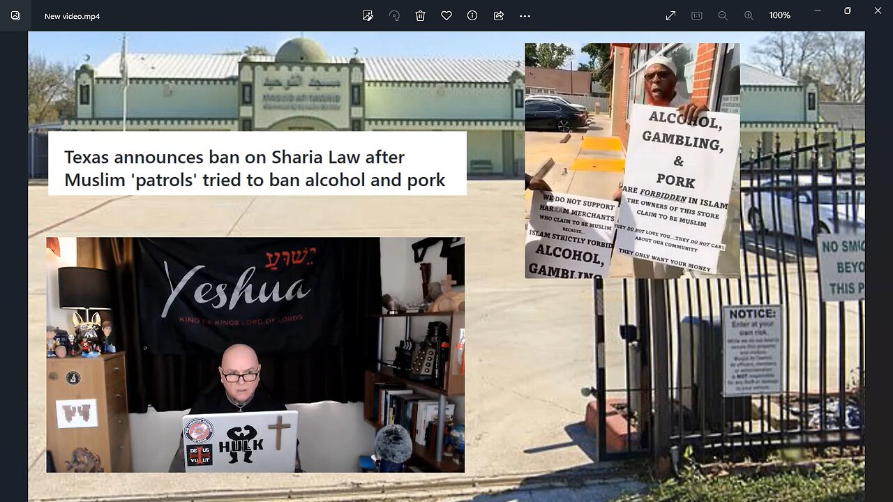 Islamists enforcing Sharia (Law) in Texas. Genesis 22:17-18.