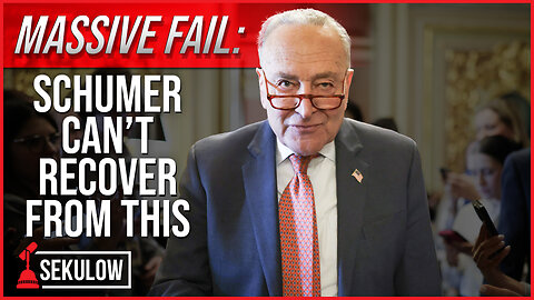 MASSIVE FAIL: Schumer Can’t Recover from This