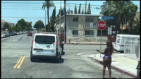 interesting scenes in the Las Vegas streets the back roads Orleans Casino