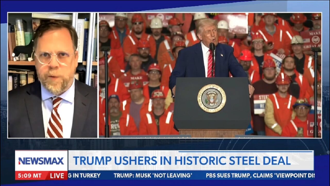 TRUMP USHERS IN HISTORIC STEEL DEAL