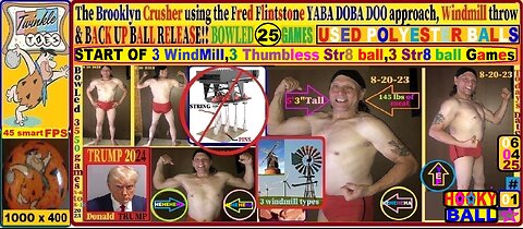 Windmill&Hooky bowling4 my 01st marathon.used 10-16lb polyester plastic Hooky ball 25 games 06-04-25