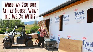 Putting Windows in Our Little House, Check Out The Amazing Second Hand Windows We Found!