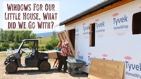 Putting Windows in Our Little House, Check Out The Amazing Second Hand Windows We Found!